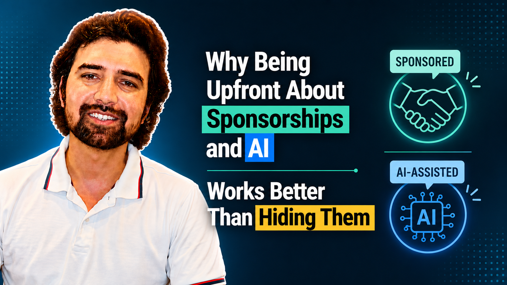 Why Being Upfront About Sponsorships and AI Works Better Than Hiding Them